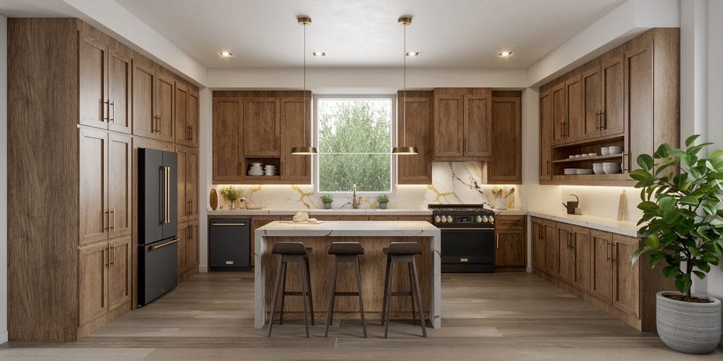 36 Inch Professional Gas Range with Tilt Panel Touch Control in Black/Rose Gold | Gordon Ramsay Series - RSG36B-RSG