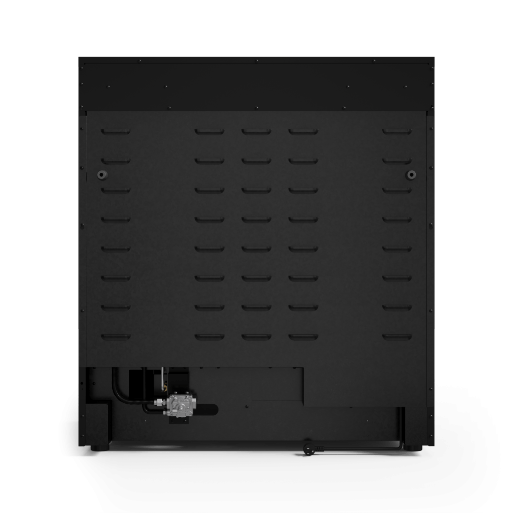 36 Inch Professional Gas Range with Tilt Panel Touch Control in Black/Rose Gold | Gordon Ramsay Series - RSG36B-RSG