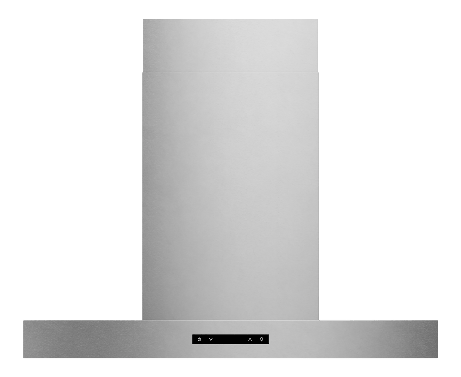 THOR Range Hood 30-Inch T-Shape with 550 CFM, heat sensor, LED lighting, and 5-layer aluminum mesh filter for efficient and safe kitchen ventilation.