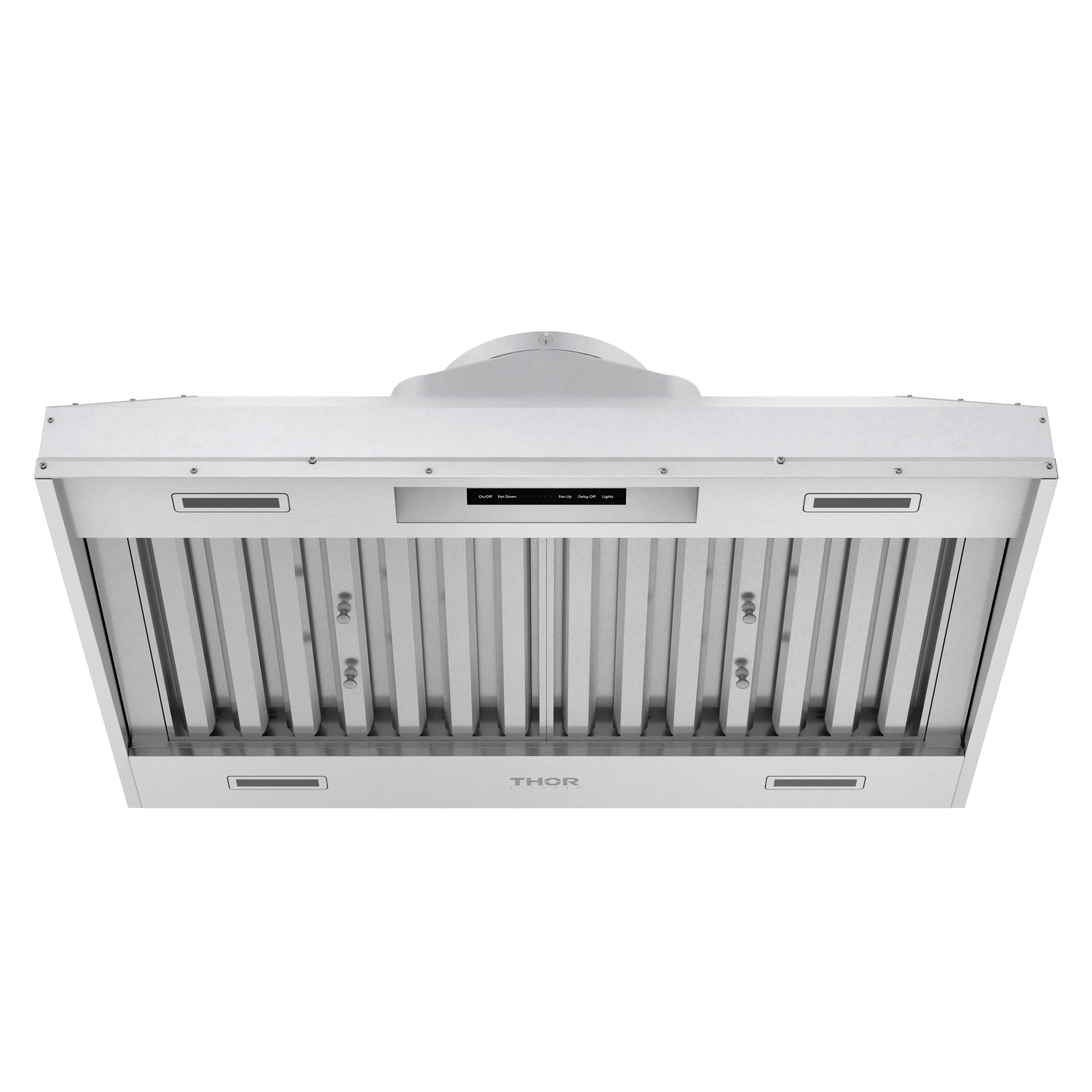 Thor Range Hood 36-Inch Liner Wall Mount Range Hood in Stainless Steel with powerful airflow, quiet operation, and commercial-grade baffle filters – XLH36