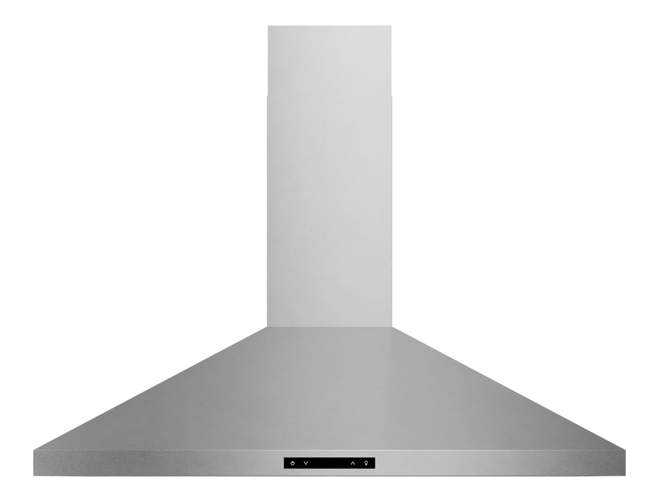 THOR Range Hood 36-Inch Wall Mount with 550 CFM, heat sensor, LED lighting, and 5-layer aluminum mesh filter for professional-grade kitchen ventilation.