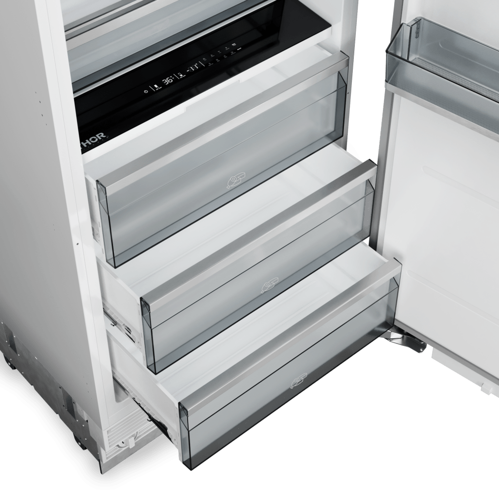 Thor Kitchen 30-inch Built-in Refrigerator Column, Panel Ready – XRF30CRF-SS