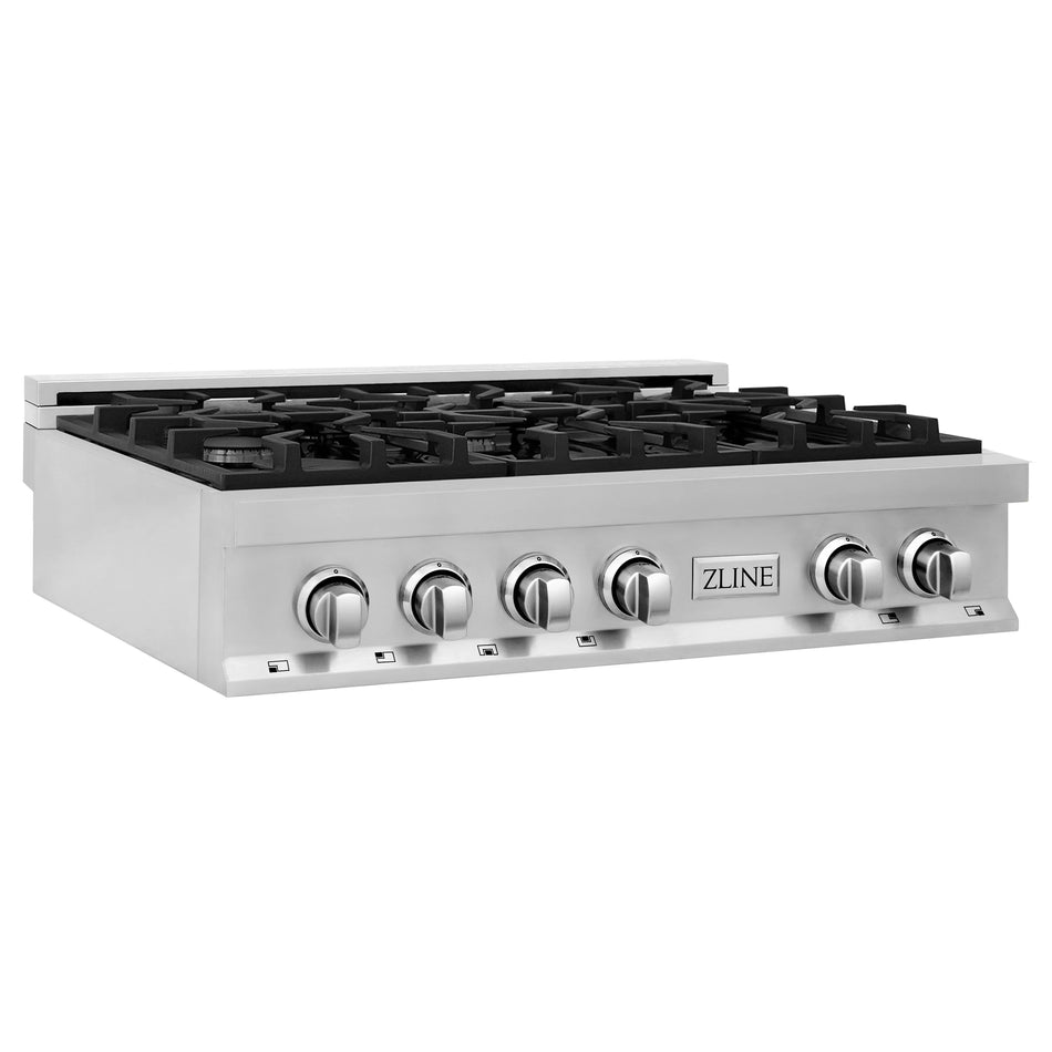 ZLINE 36 in. Rangetop with 6 Gas Burners, RT36