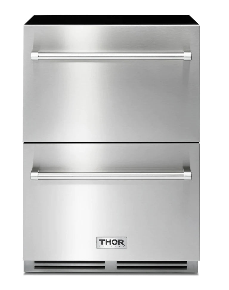 Thor Kitchen 24" 5.4 cu. ft. Indoor or Outdoor Refrigerator Drawer, TRF24U