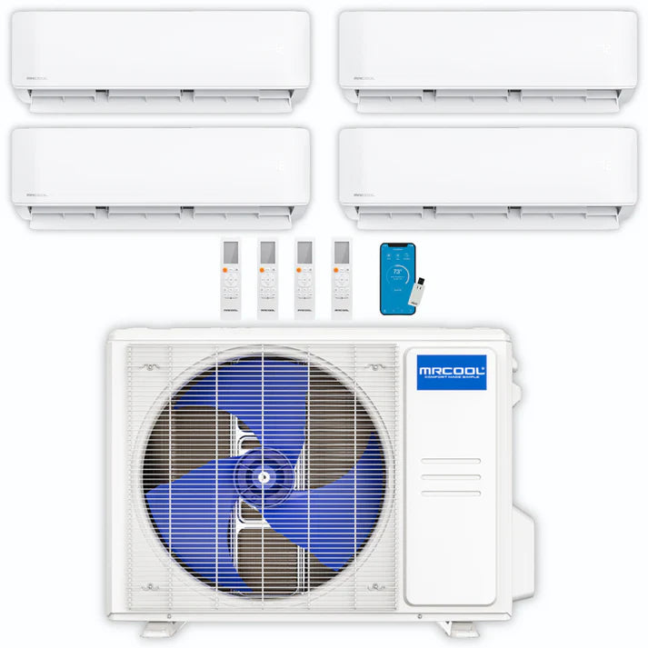 MRCOOL DIY Mini Split - 39,000 BTU 4 Zone Ceiling Cassette & Ductless Air Conditioner and Heat Pump