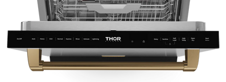 Gordon Ramsay by Thor Dishwasher Model DW24X8BA99-BRZ Close-Up Control Panel