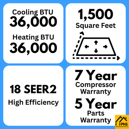 MRCOOL DIY® 5th Gen E Star 36,000 BTU Single Zone Mini Split Complete System 230V with 25 ft. DIY Quick Connect Line Set and DIYPRO Cable, DIY-36-HP-WM-230D25-O