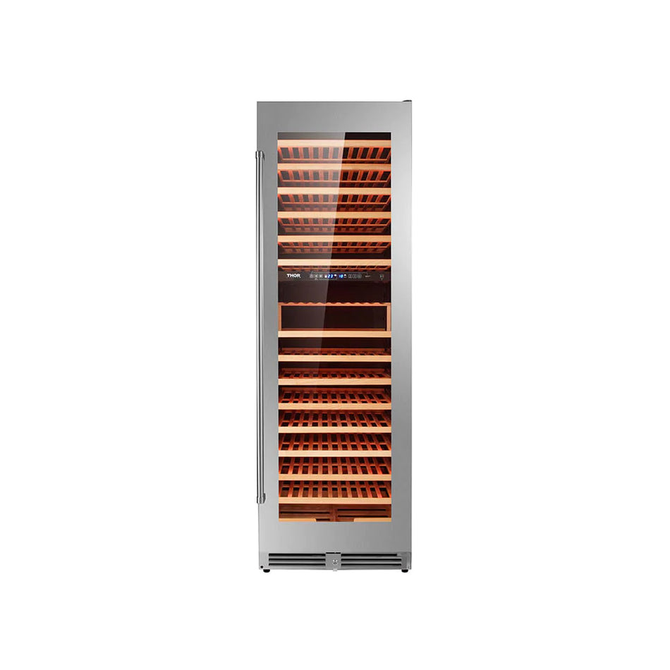 Thor Kitchen 24 in. 162 Bottle Dual Zone Wine Cooler, TWC2403DI