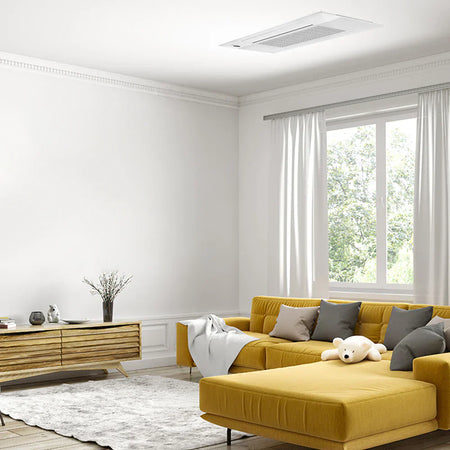 MRCOOL DIY® 5th Gen Hyper Heat 18,000 BTU Single Zone Ceiling Cassette Mini Split System 230V, DIYHH-18-HP-CM-230D25