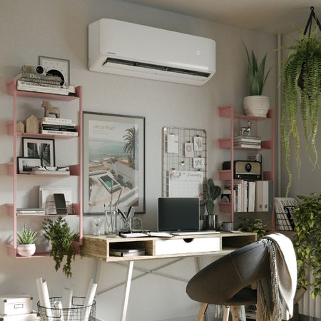 MRCOOL DIY 5th Gen 2-Zone 27,000 BTU Ductless Mini Split Air Conditioner & Heat Pump with Pre-Charged Line Sets (9K+18K), DIYM227HP